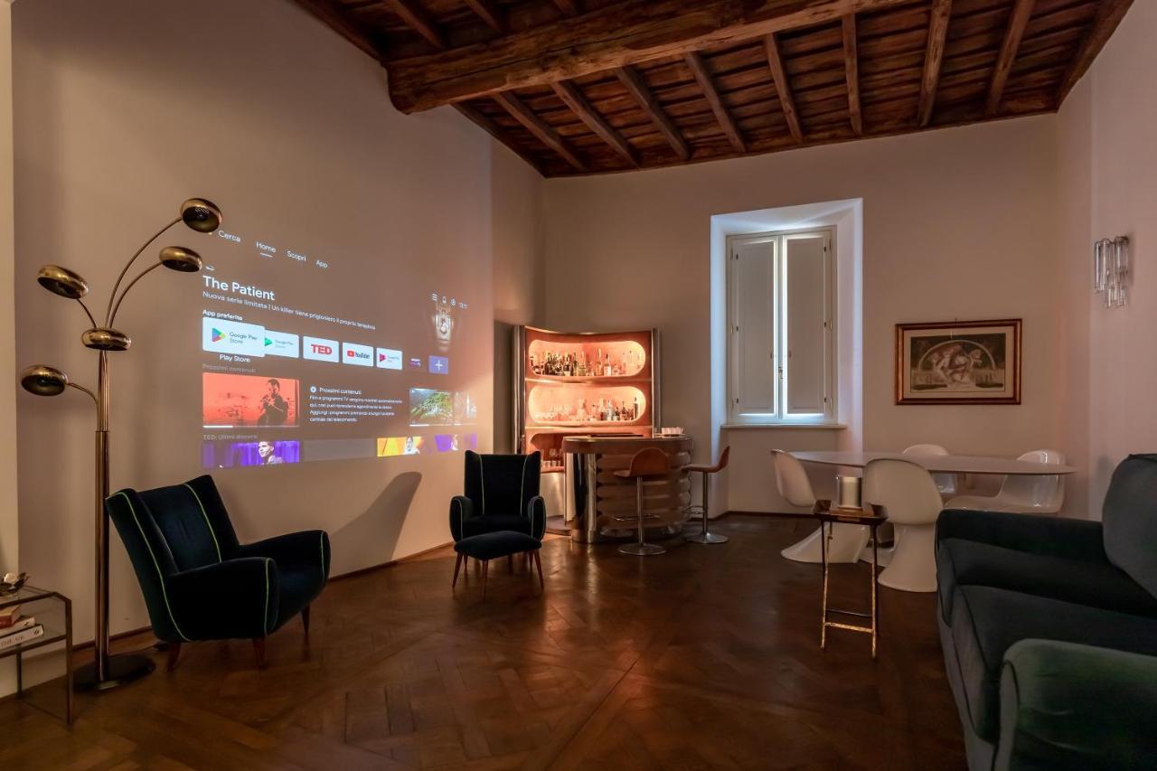 Ferienwohnung Chic And Style In Historical Via Giulia Rom Exterior foto
